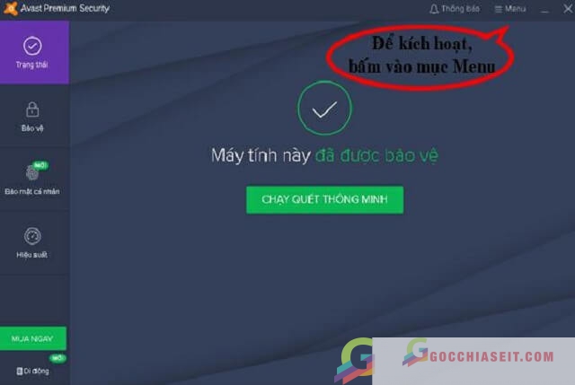 Cách thực hiện đăng ký bản quyền sử dụng Avast sau khi đã tải về 5
