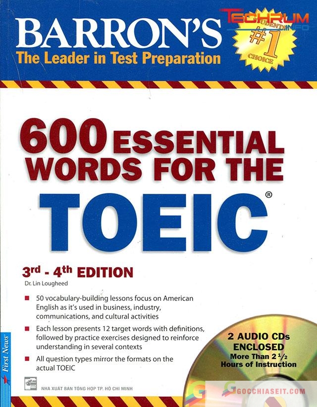 600 Essential Words For The TOEIC Test