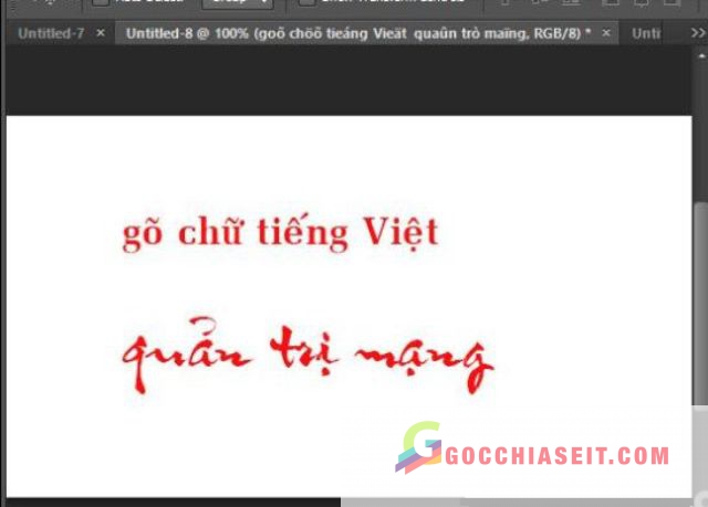Cài đặt font tiếng Việt VNI cho Photoshop