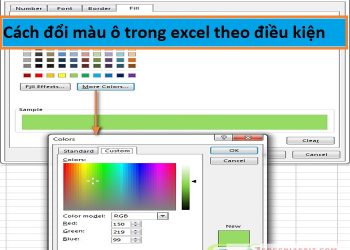 Cách đổi màu ô trong excel theo điều kiện – Gocchiaseit.com