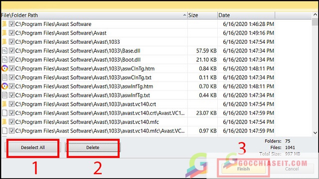 Gỡ cài đặt Avast Free Antivirus hoàn toàn trên laptop dễ dàng bằng Revo Uninstall 3
