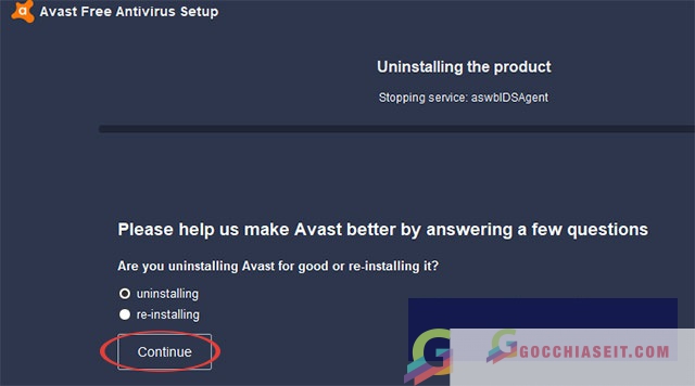 Gỡ Avast Free Antivirus trên Windows 10 5