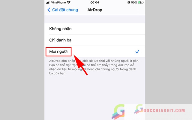 Sử dụng AirDrop để chuyển ảnh bằng từ iPhone lên máy tính macOS 3