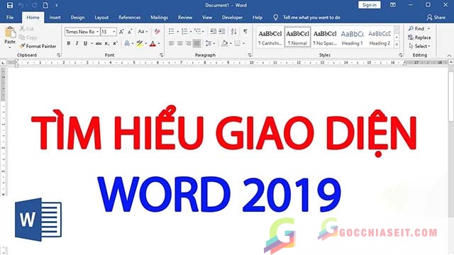 Phần mềm soạn thảo văn bản Word 2019